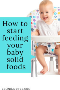 Solid foods Pinterest graphic