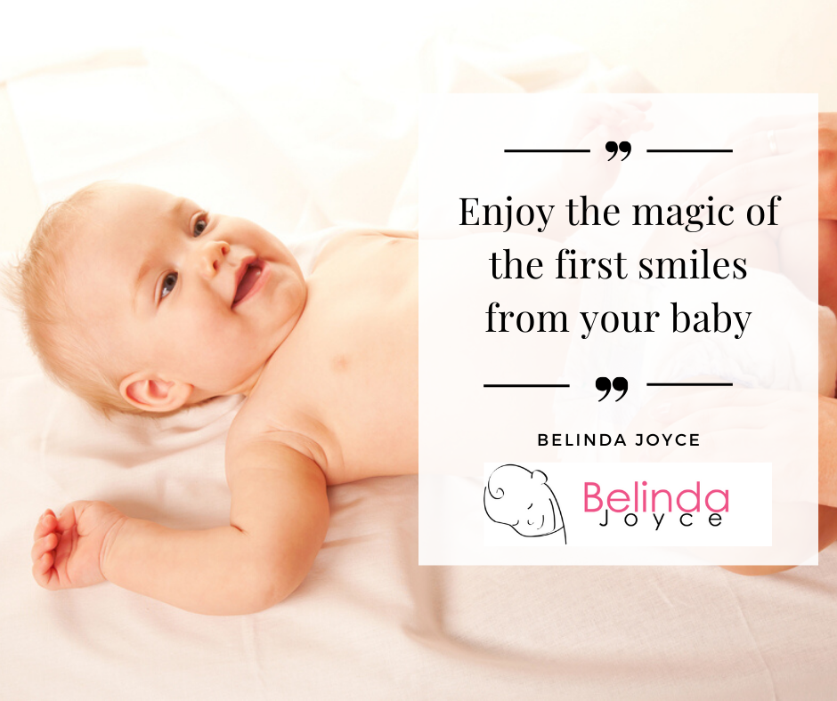 Enjoy the magic of the first smiles from your baby